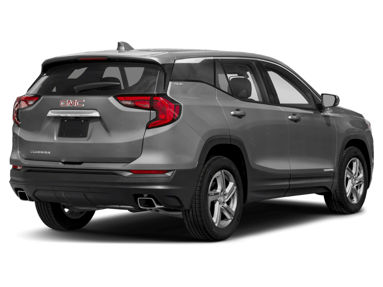 2018 GMC Terrain SLE Diesel - Rear 3/4, facing to the right