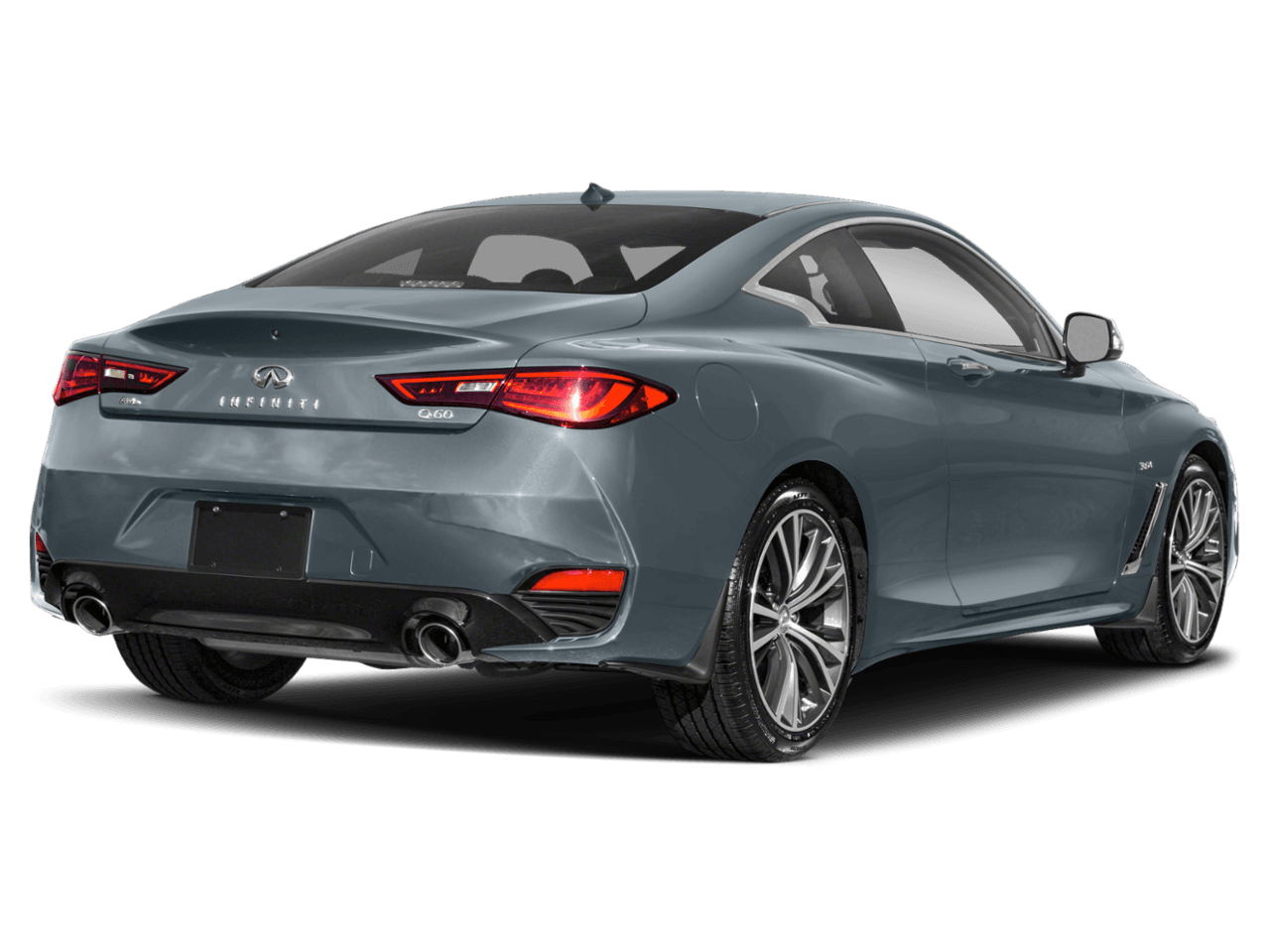 2018 INFINITI Q60 2.0t PURE - Rear 3/4, facing to the right