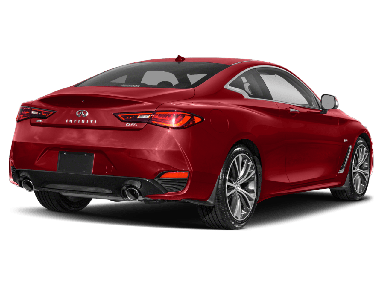 2018 INFINITI Q60 RED SPORT 400 - Rear 3/4, facing to the right