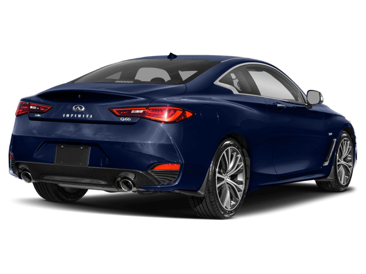 2018 INFINITI Q60 SPORT - Rear 3/4, facing to the right