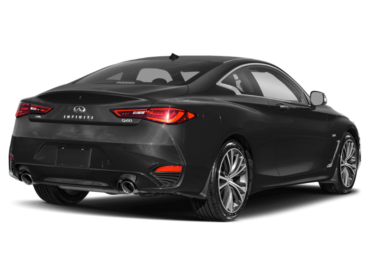 2018 INFINITI Q60 SPORT - Rear 3/4, facing to the right