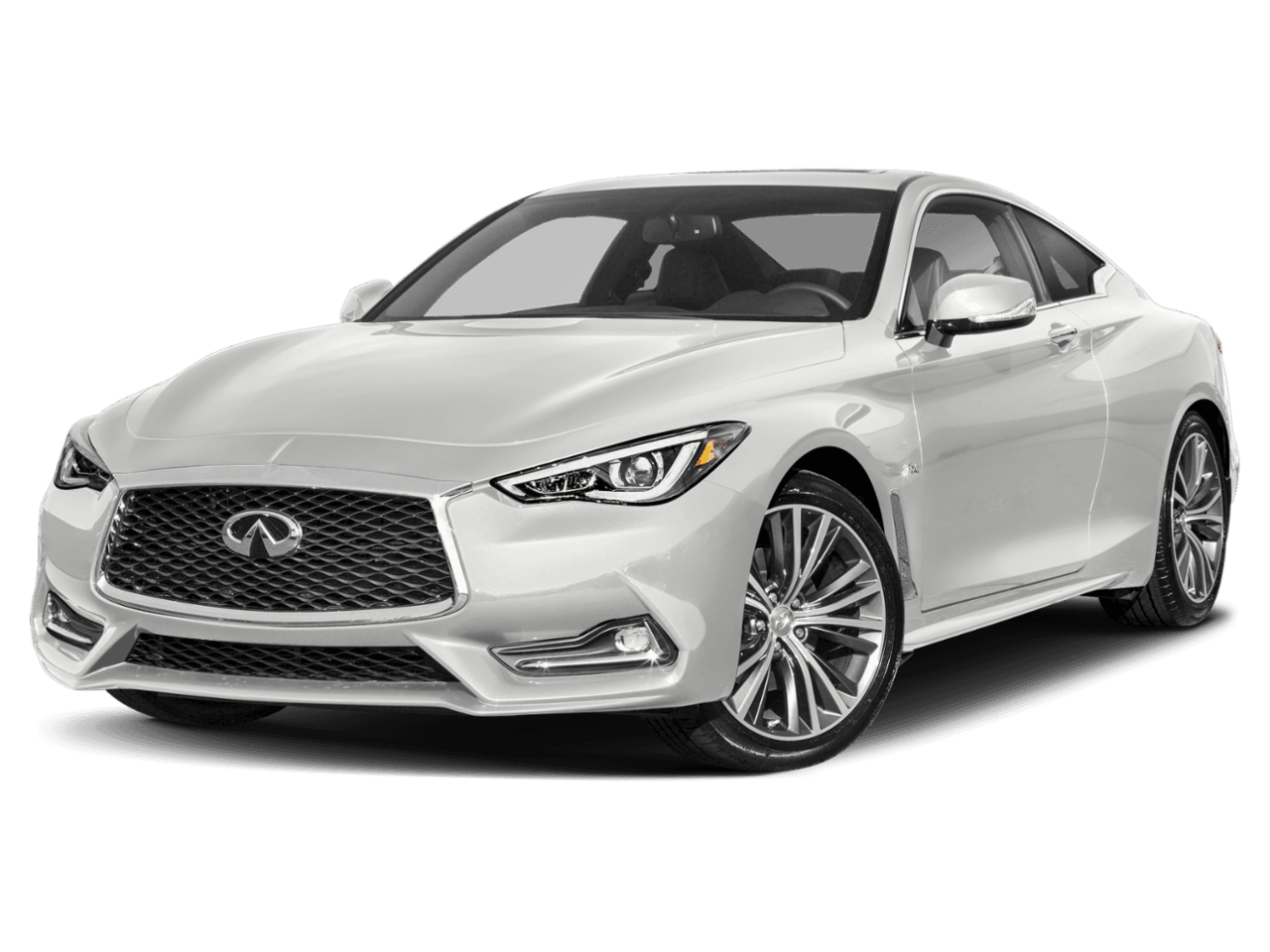 2018 INFINITI Q60 2.0t PURE - Front 3/4, facing to the left