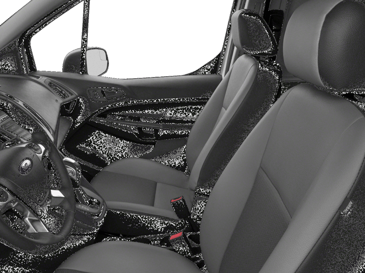 2018 Ford Transit Connect Van XL SWB w/Rear Liftgate - Interior Driver's Side with Door Open, Front Seat Feature