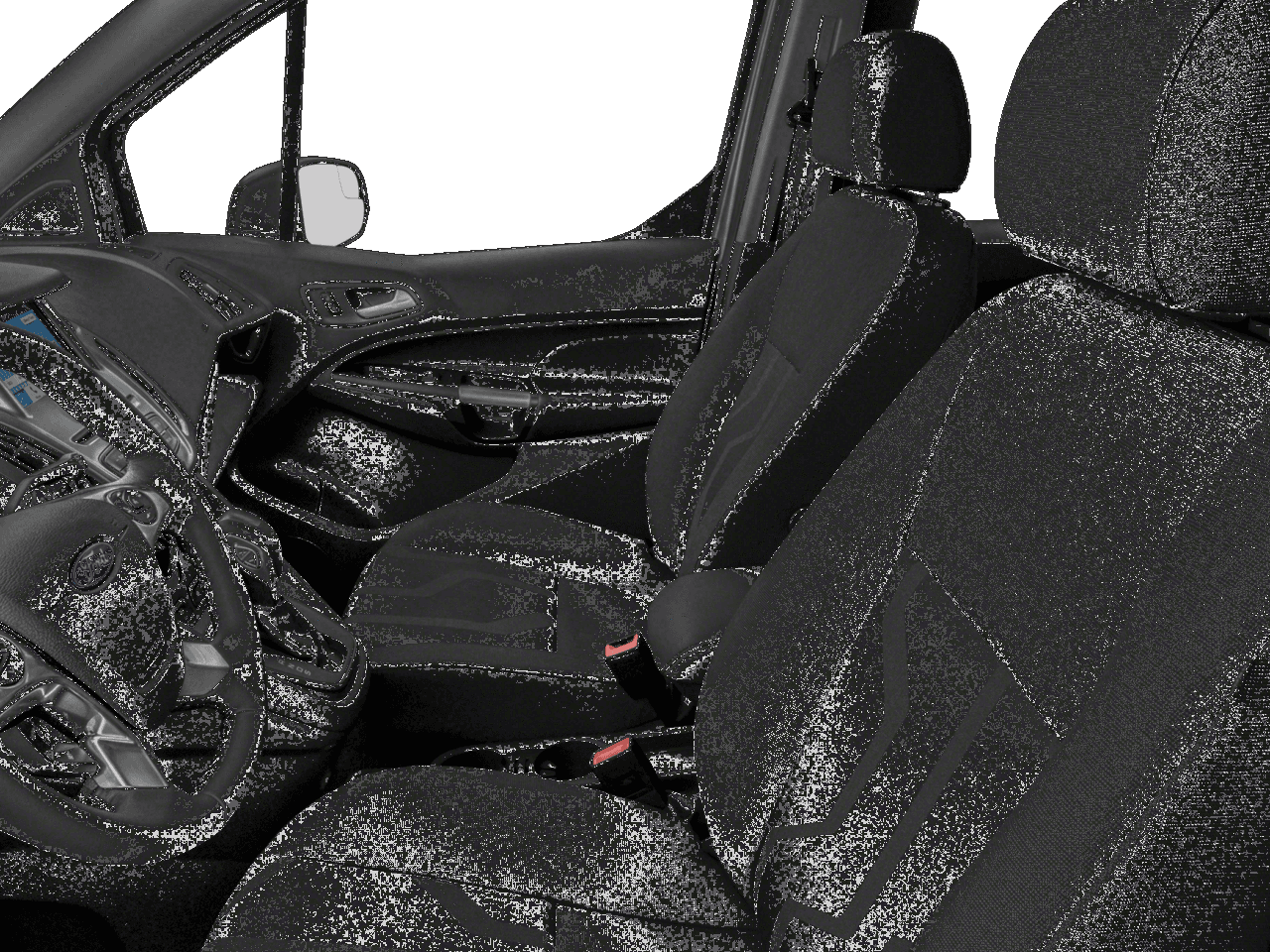 2018 Ford Transit Connect Wagon XL LWB w/Rear Liftgate - Interior Driver's Side with Door Open, Front Seat Feature