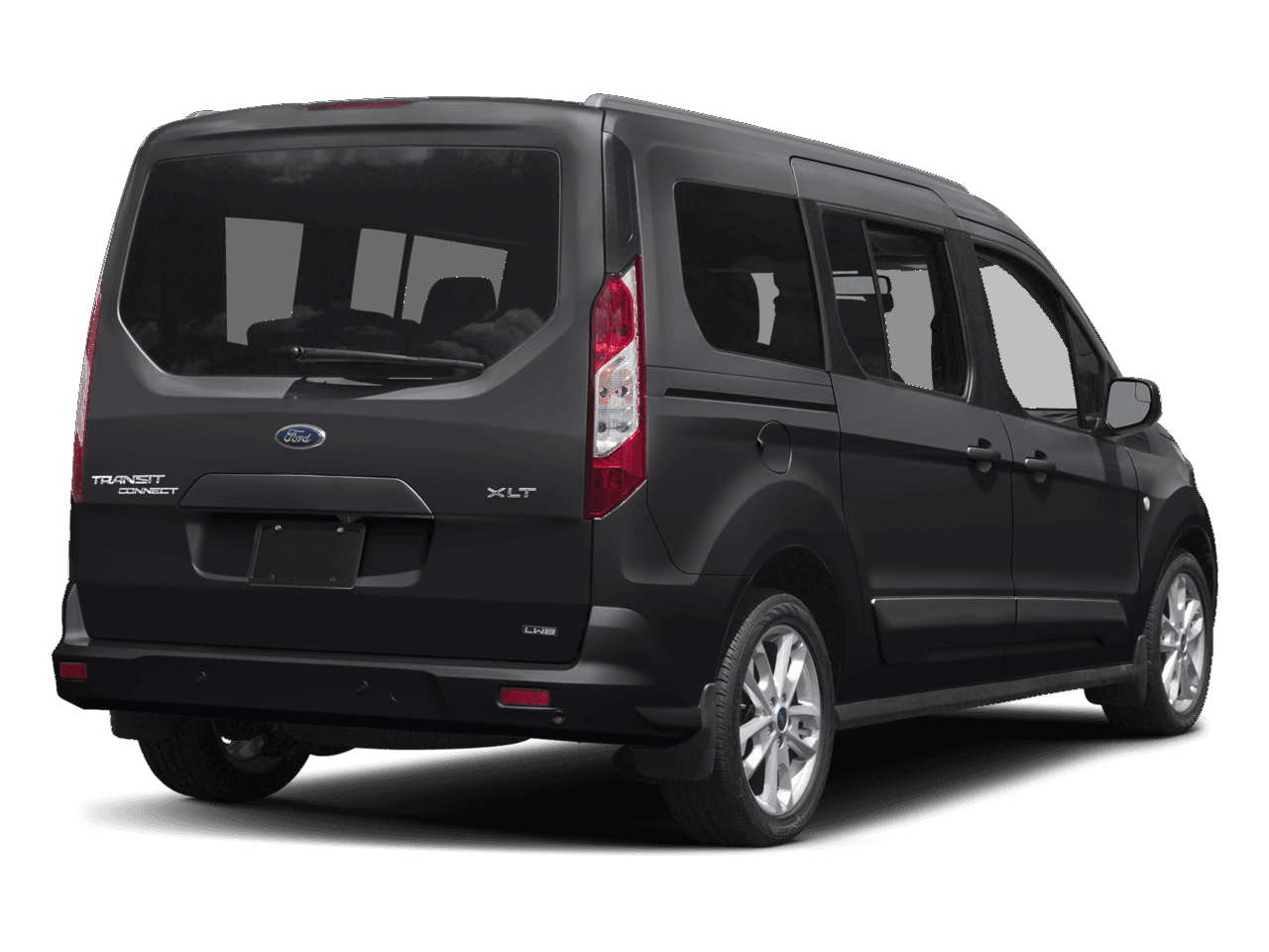 2018 Ford Transit Connect Wagon XL LWB w/Rear Liftgate - Rear 3/4, facing to the right