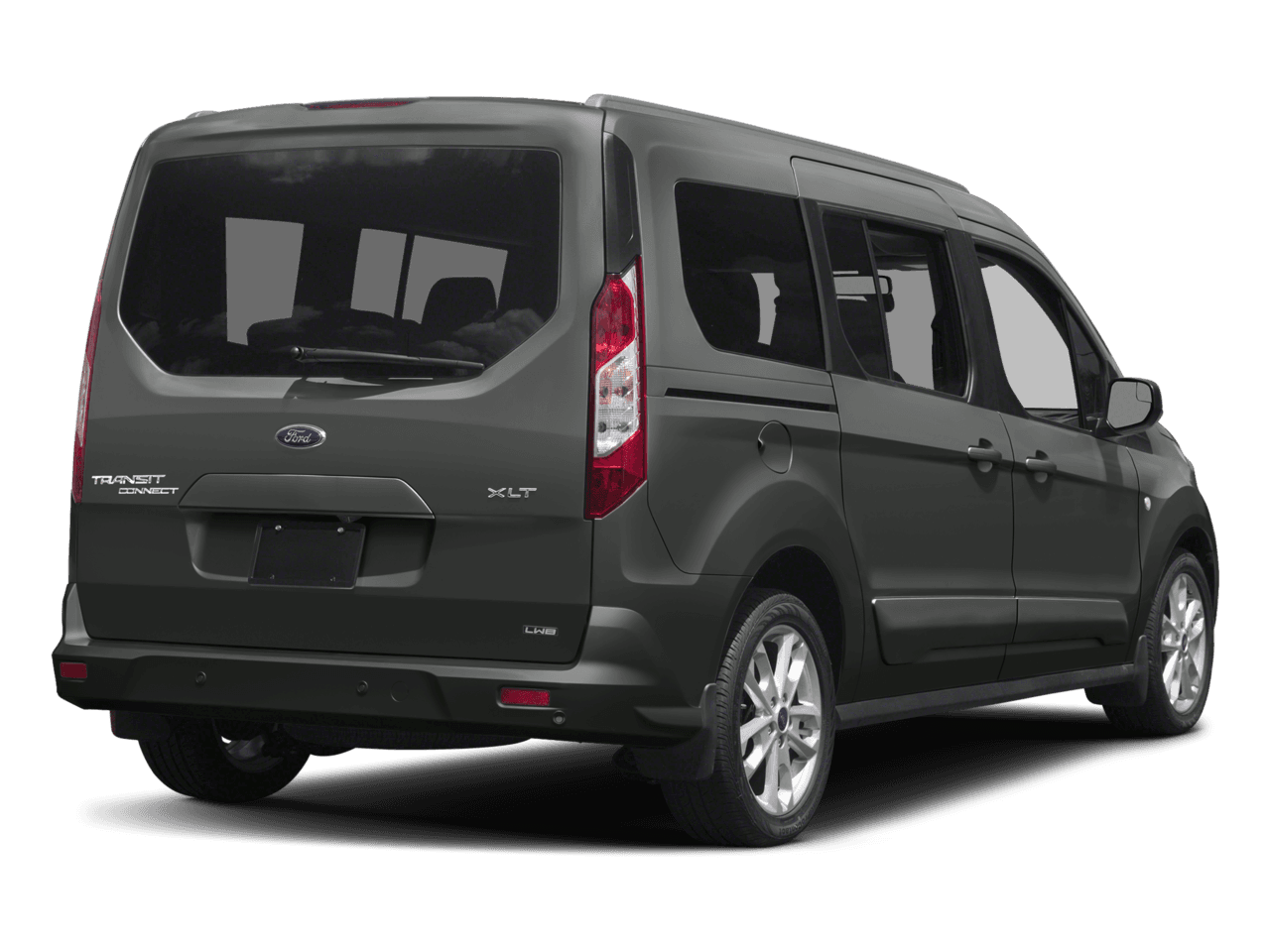 2018 Ford Transit Connect Wagon XL LWB w/Rear Liftgate - Rear 3/4, facing to the right