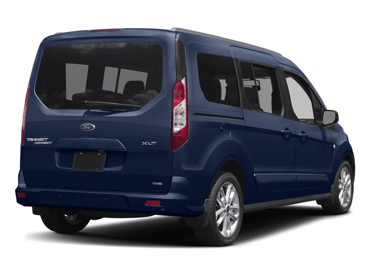 2018 Ford Transit Connect Wagon XLT LWB w/Rear Liftgate - Rear 3/4, facing to the right