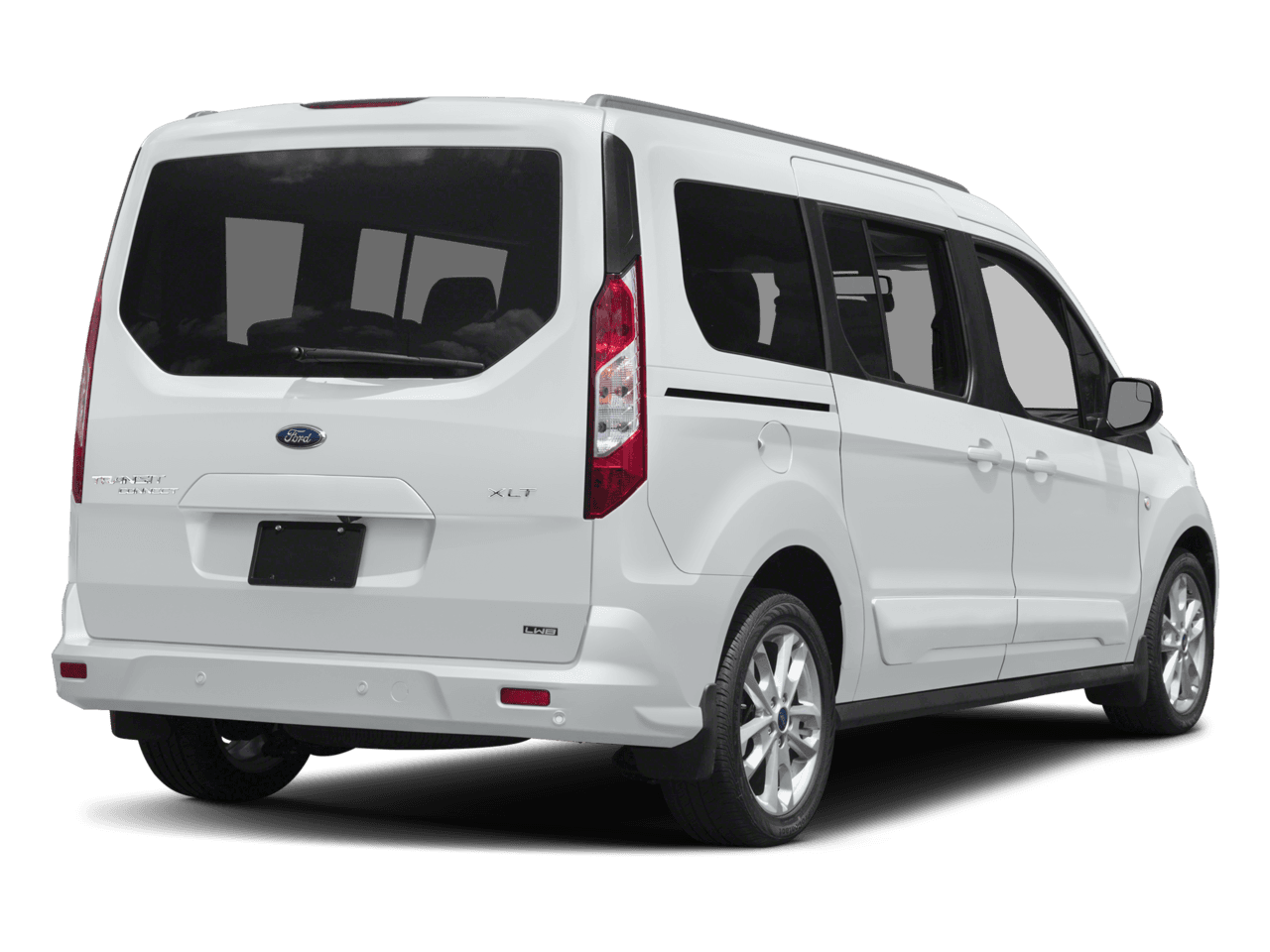 2018 Ford Transit Connect Wagon XLT LWB w/Rear Liftgate - Rear 3/4, facing to the right