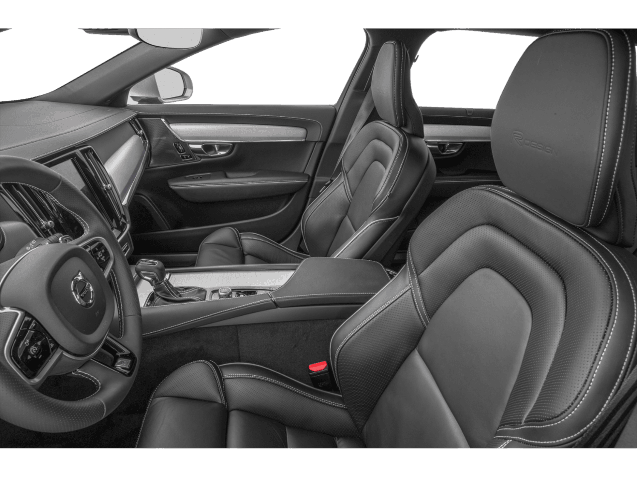 2018 Volvo V90 R-Design - Interior Driver's Side with Door Open, Front Seat Feature