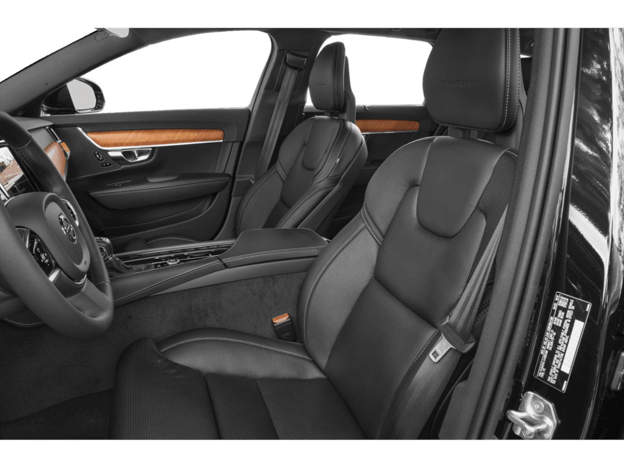 2018 Volvo V90 Inscription - Interior Driver's Side with Door Open, Front Seat Feature