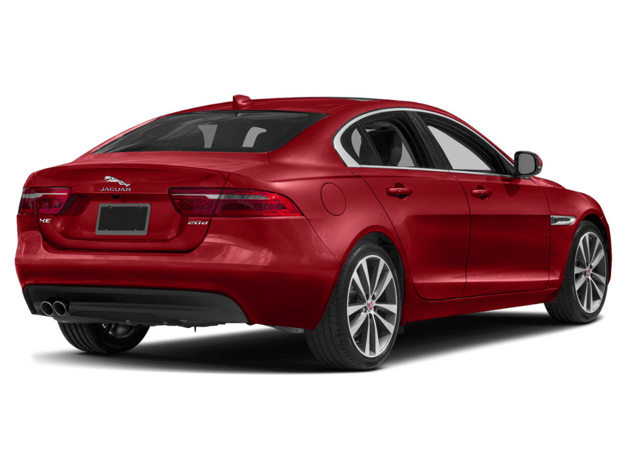 2018 Jaguar XE 20d Prestige - Rear 3/4, facing to the right