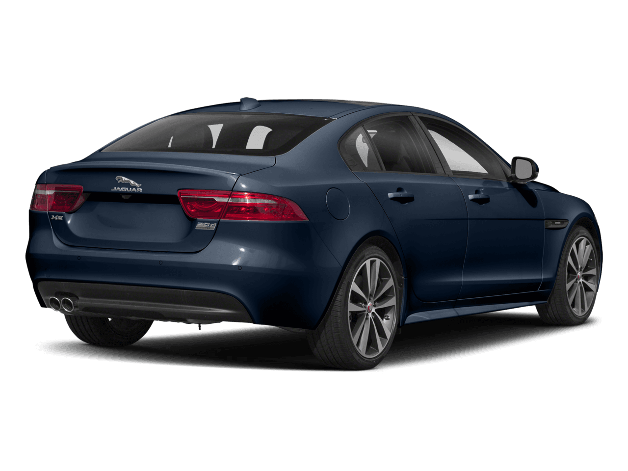 2018 Jaguar XE 20d R-Sport - Rear 3/4, facing to the right
