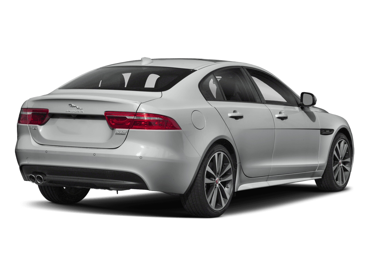 2018 Jaguar XE 20d R-Sport - Rear 3/4, facing to the right