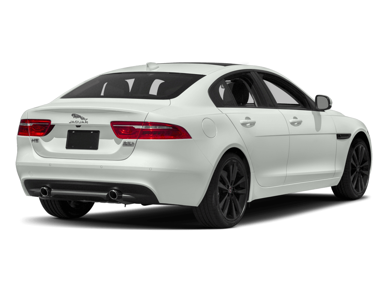 2018 Jaguar XE 35t Premium - Rear 3/4, facing to the right