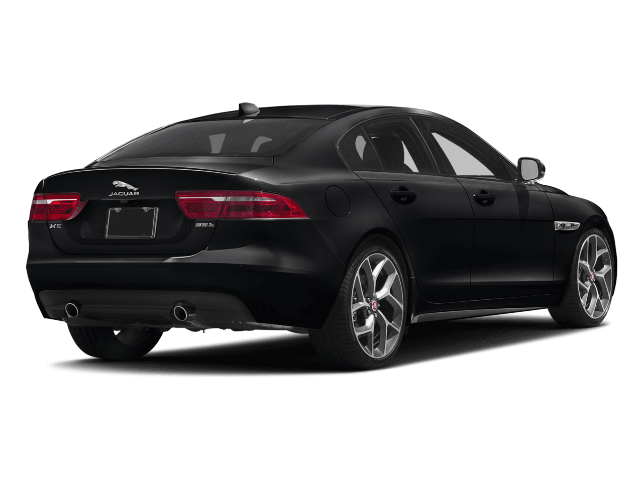 2018 Jaguar XE 35t R-Sport - Rear 3/4, facing to the right
