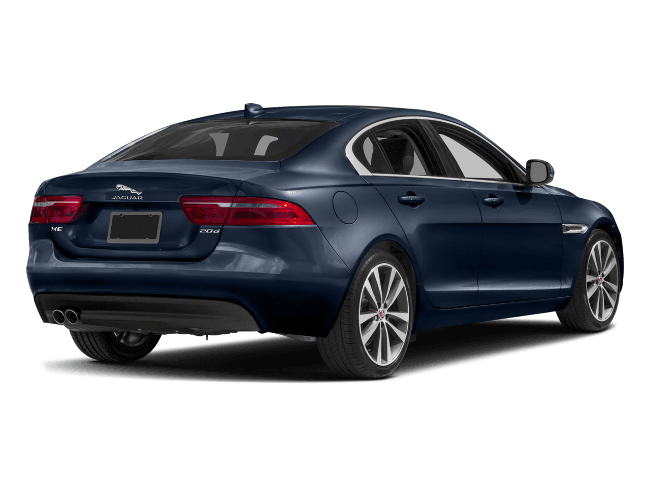 2018 Jaguar XE 20d Prestige - Rear 3/4, facing to the right