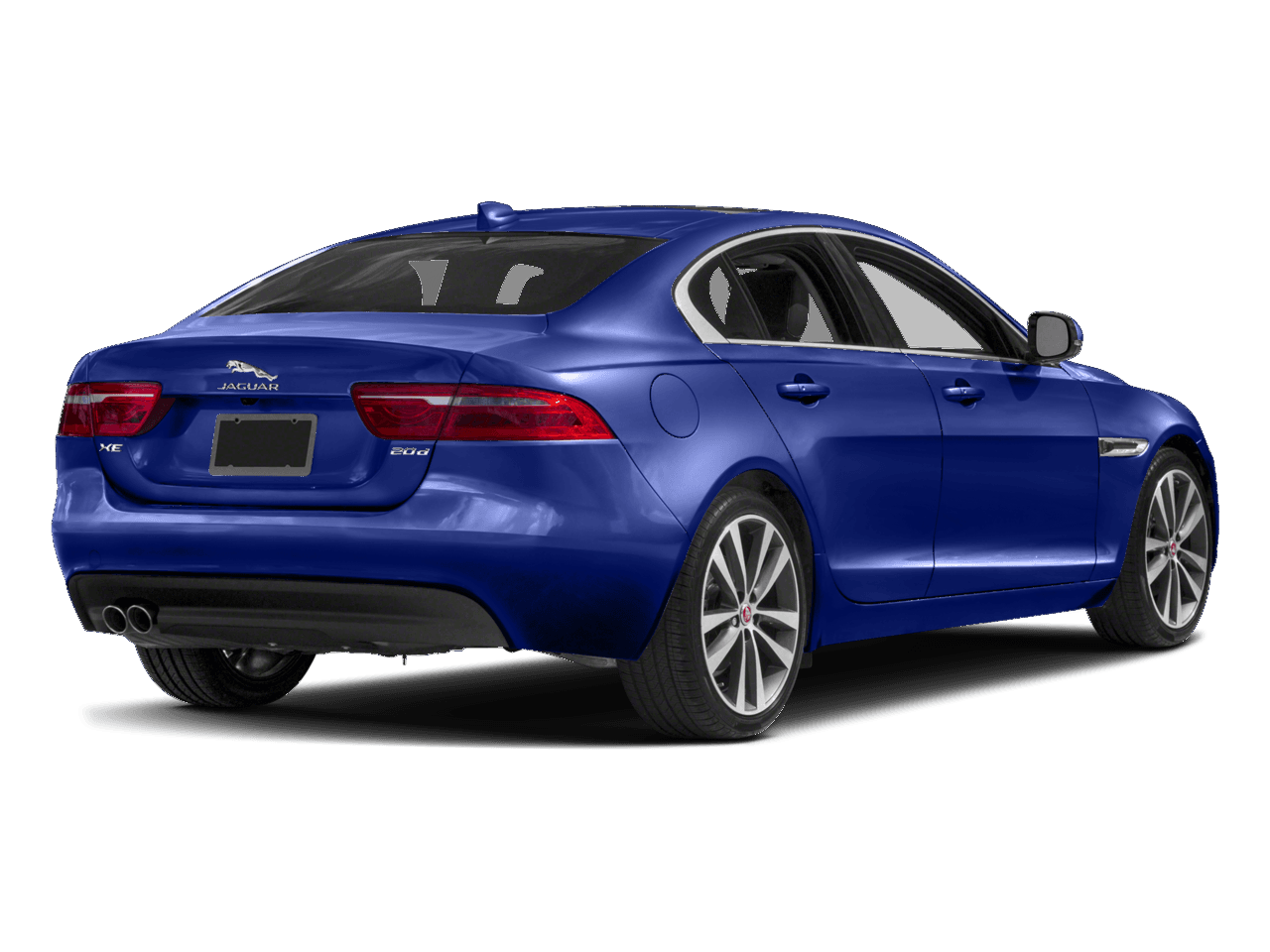 2018 Jaguar XE 20d Prestige - Rear 3/4, facing to the right