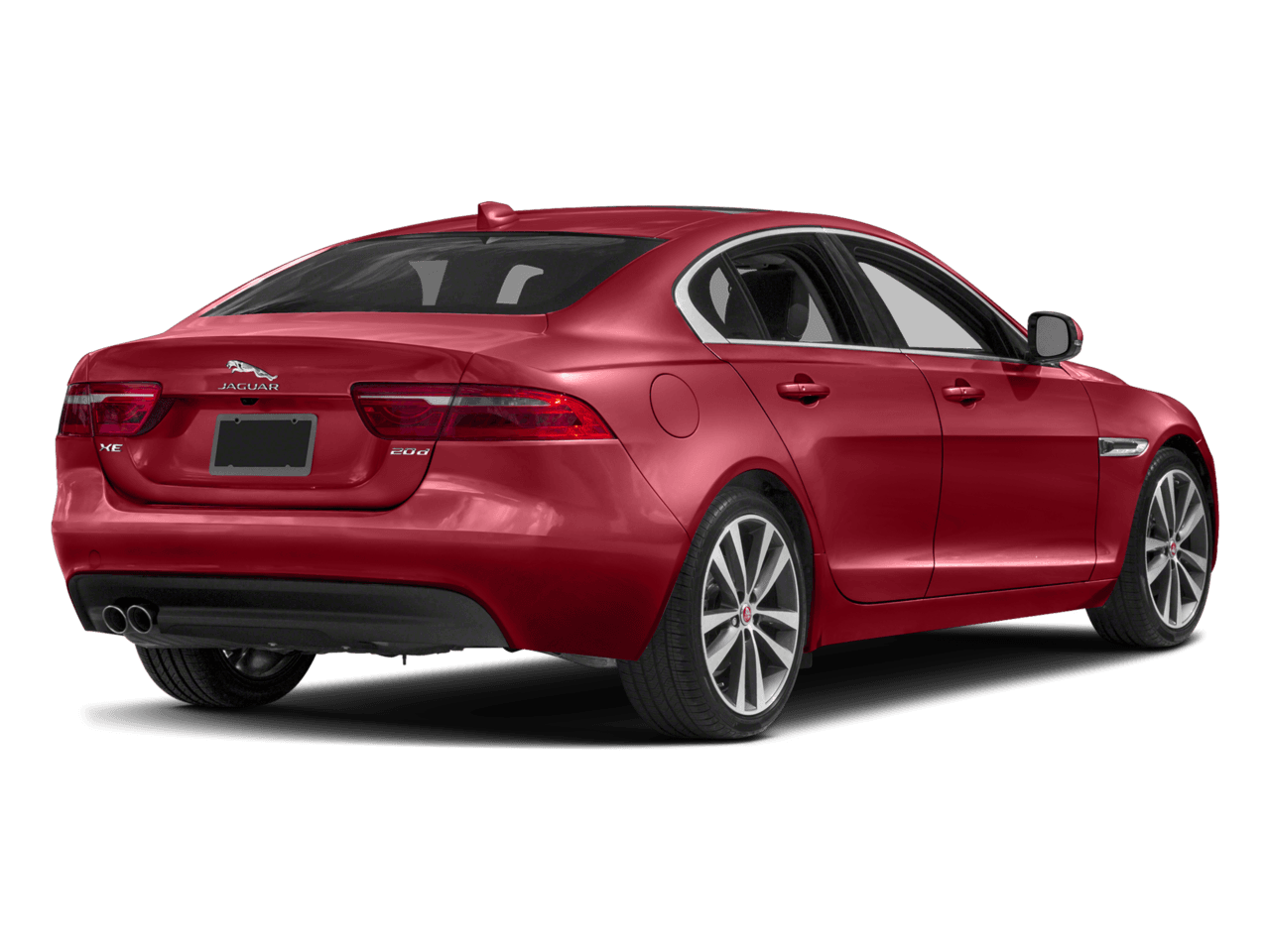 2018 Jaguar XE 20d Prestige - Rear 3/4, facing to the right