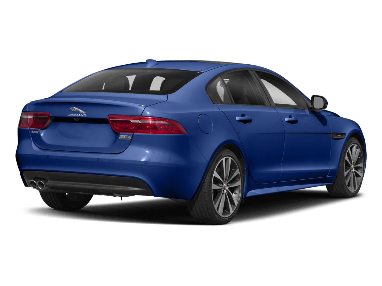 2018 Jaguar XE 20d R-Sport - Rear 3/4, facing to the right