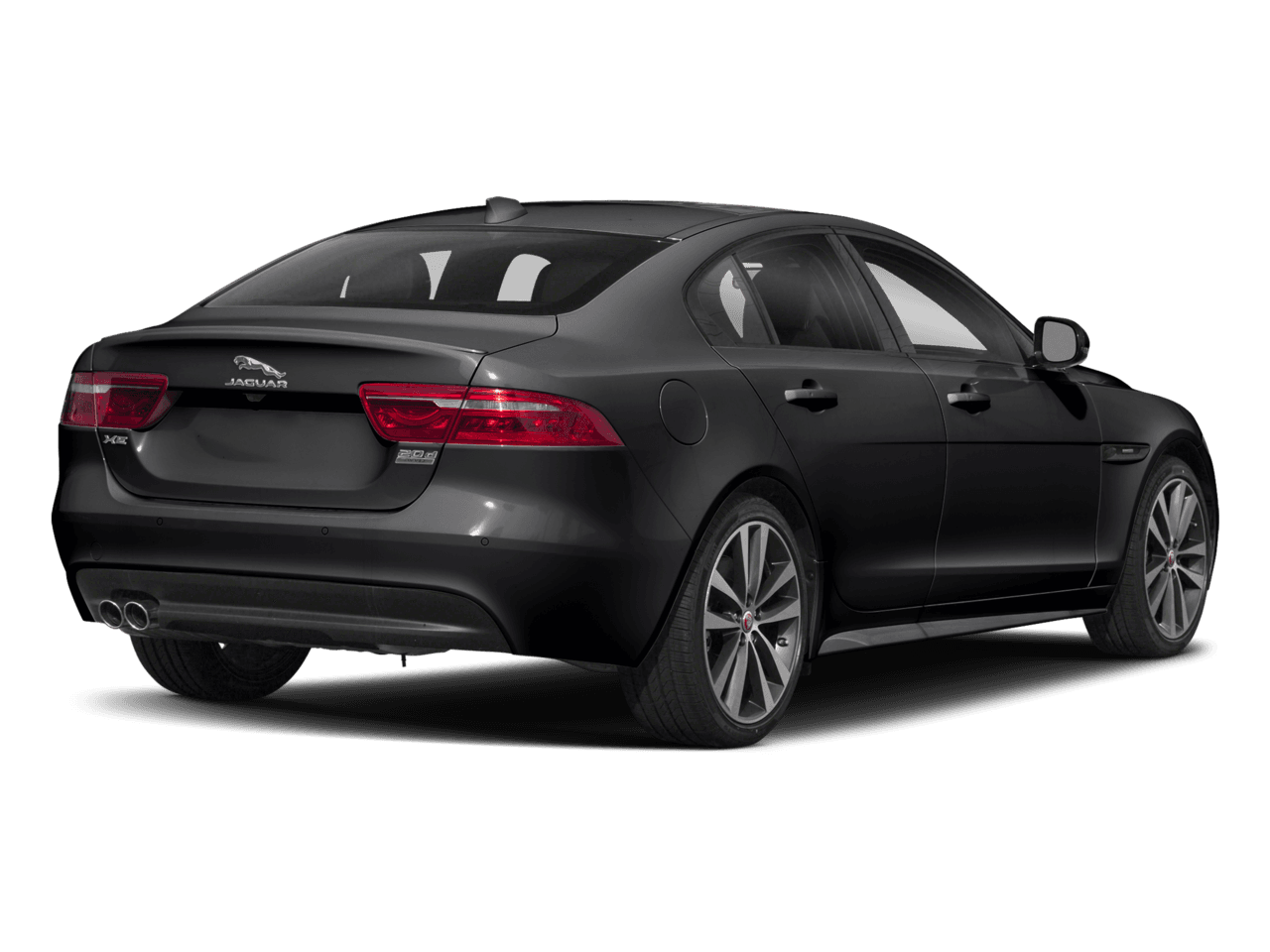 2018 Jaguar XE 20d R-Sport - Rear 3/4, facing to the right