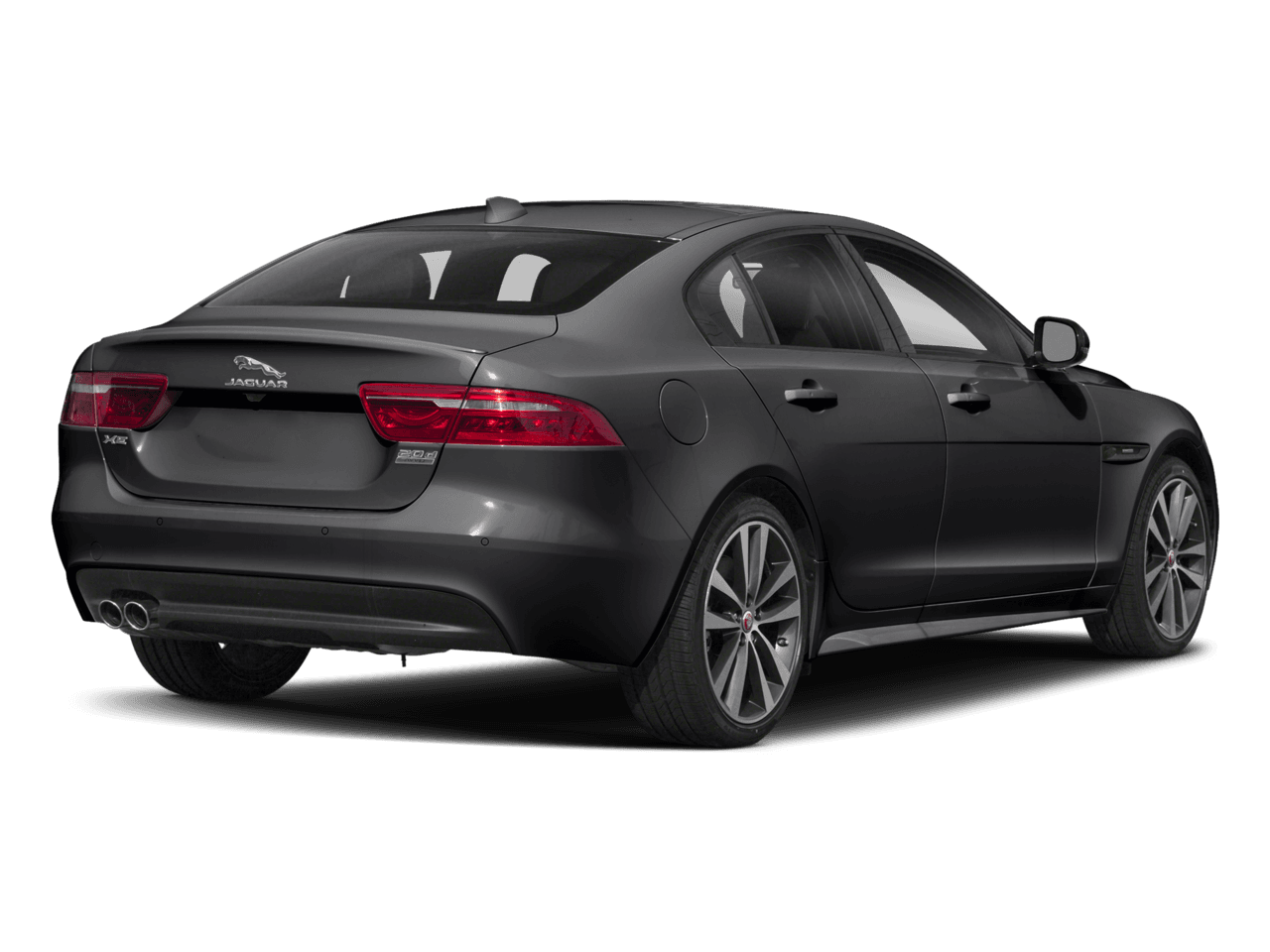 2018 Jaguar XE 20d R-Sport - Rear 3/4, facing to the right