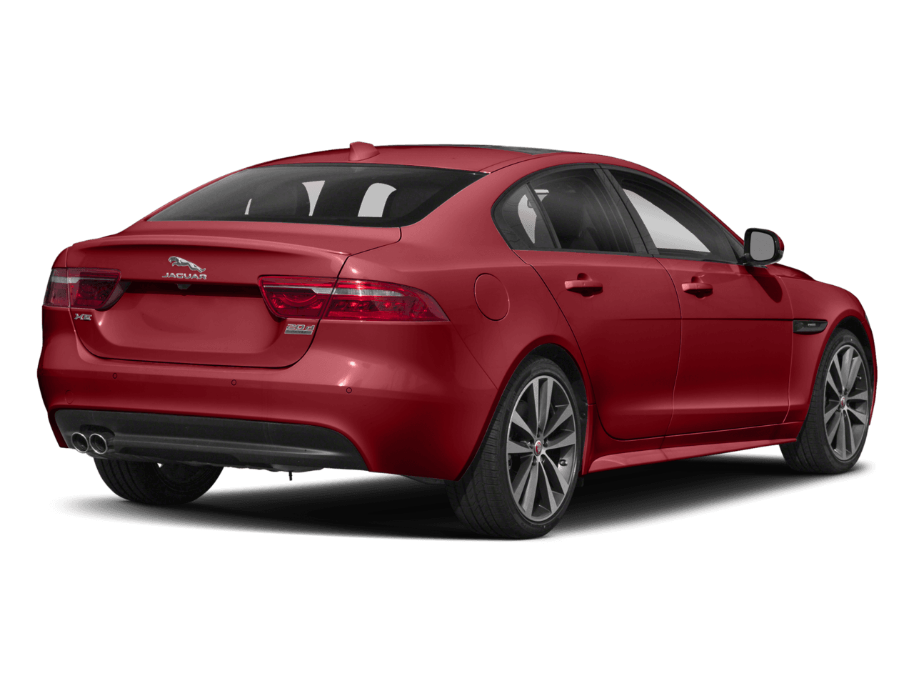 2018 Jaguar XE 20d R-Sport - Rear 3/4, facing to the right