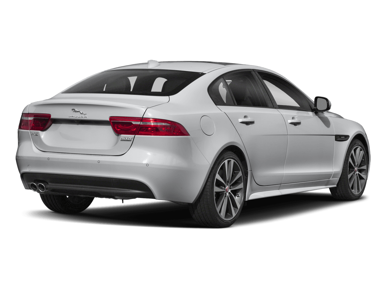 2018 Jaguar XE 20d R-Sport - Rear 3/4, facing to the right