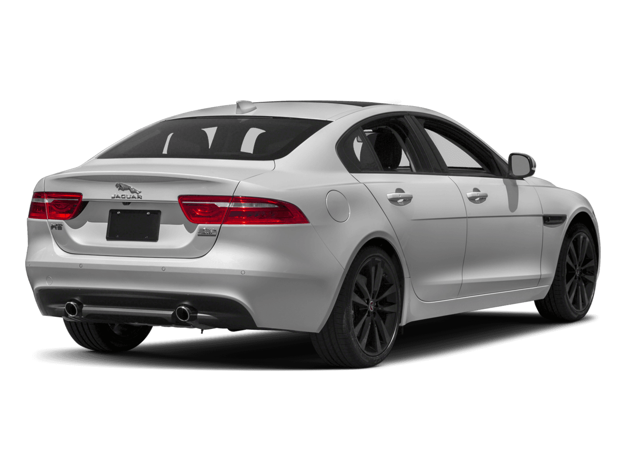2018 Jaguar XE 35t Prestige - Rear 3/4, facing to the right