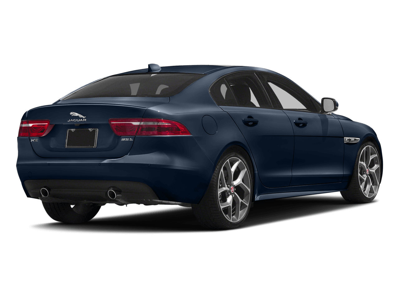 2018 Jaguar XE 25t R-Sport - Rear 3/4, facing to the right