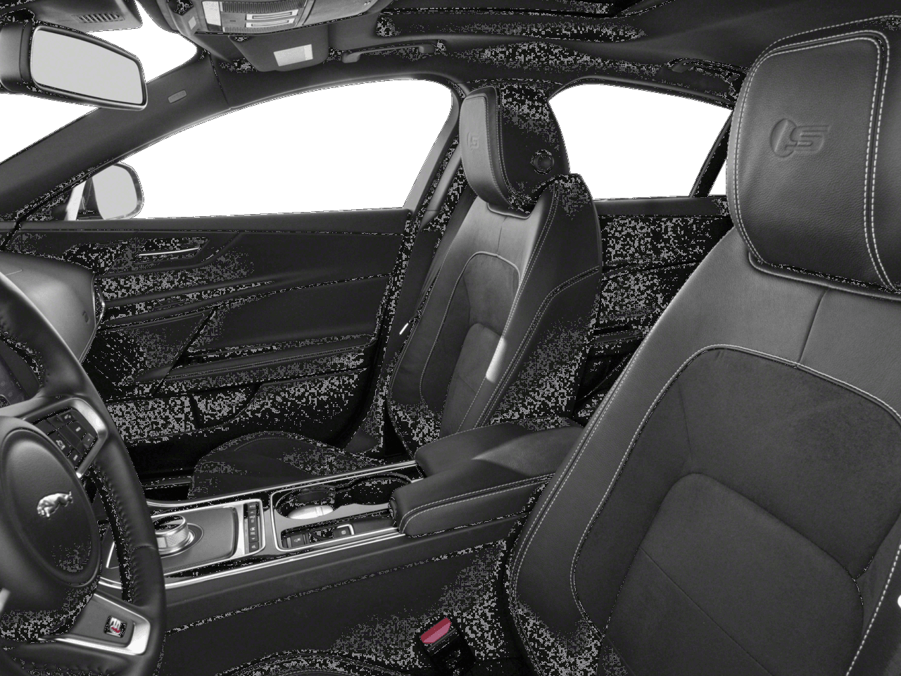 2018 Jaguar XE S - Interior Driver's Side with Door Open, Front Seat Feature