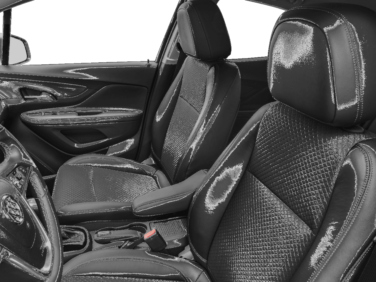 2018 Buick Encore Preferred - Interior Driver's Side with Door Open, Front Seat Feature