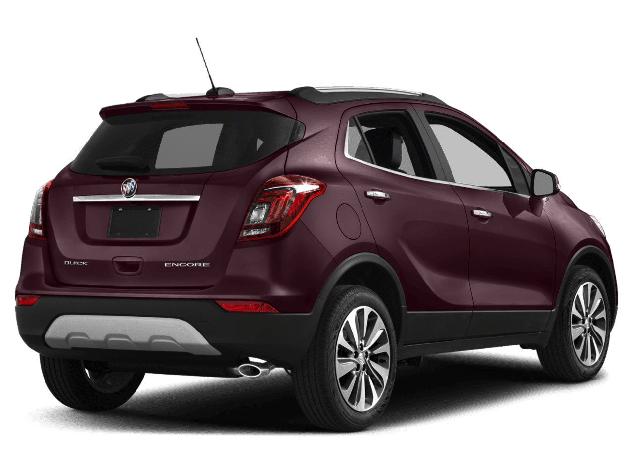 2018 Buick Encore Preferred II - Rear 3/4, facing to the right