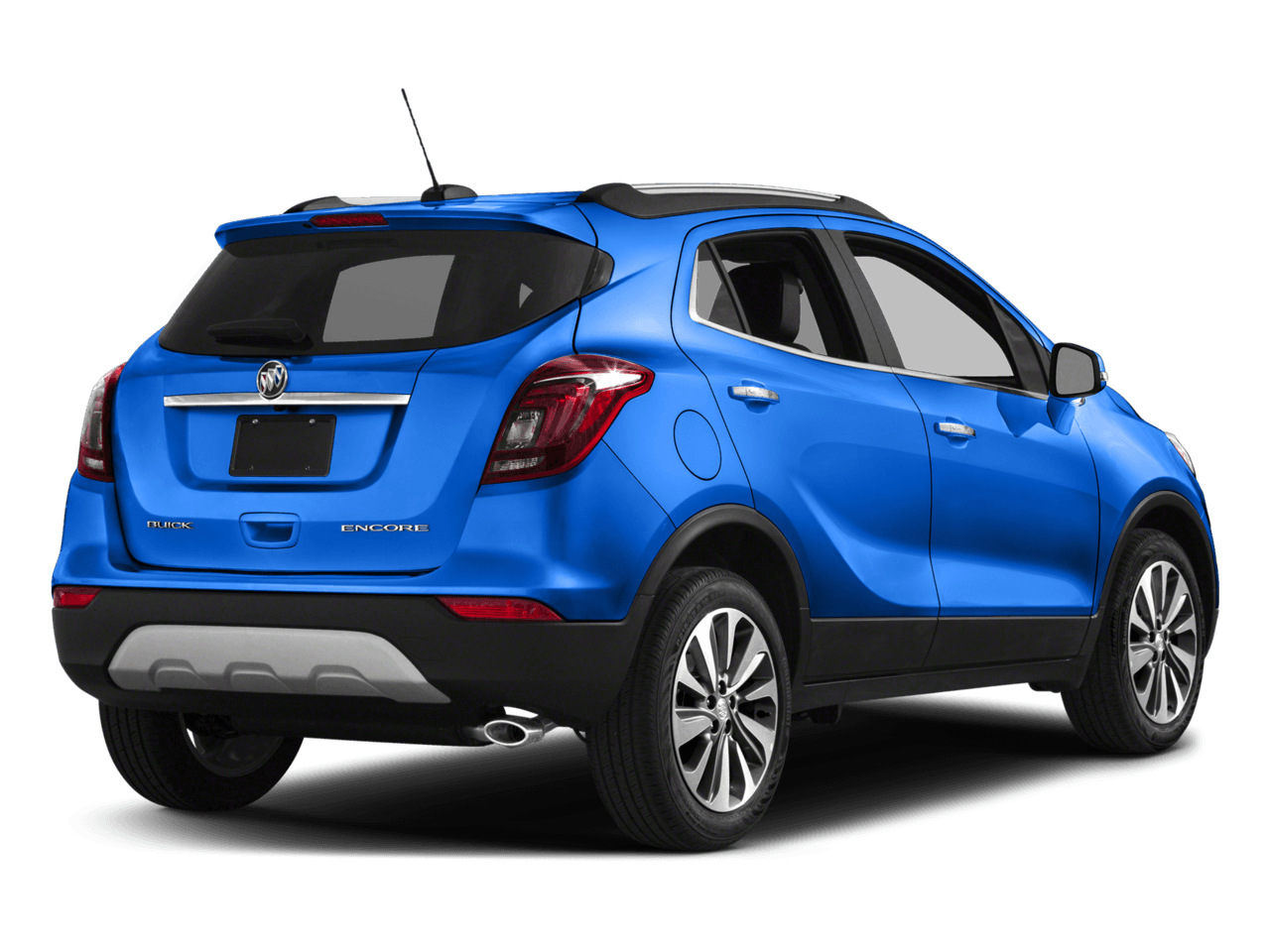 2018 Buick Encore Essence - Rear 3/4, facing to the right
