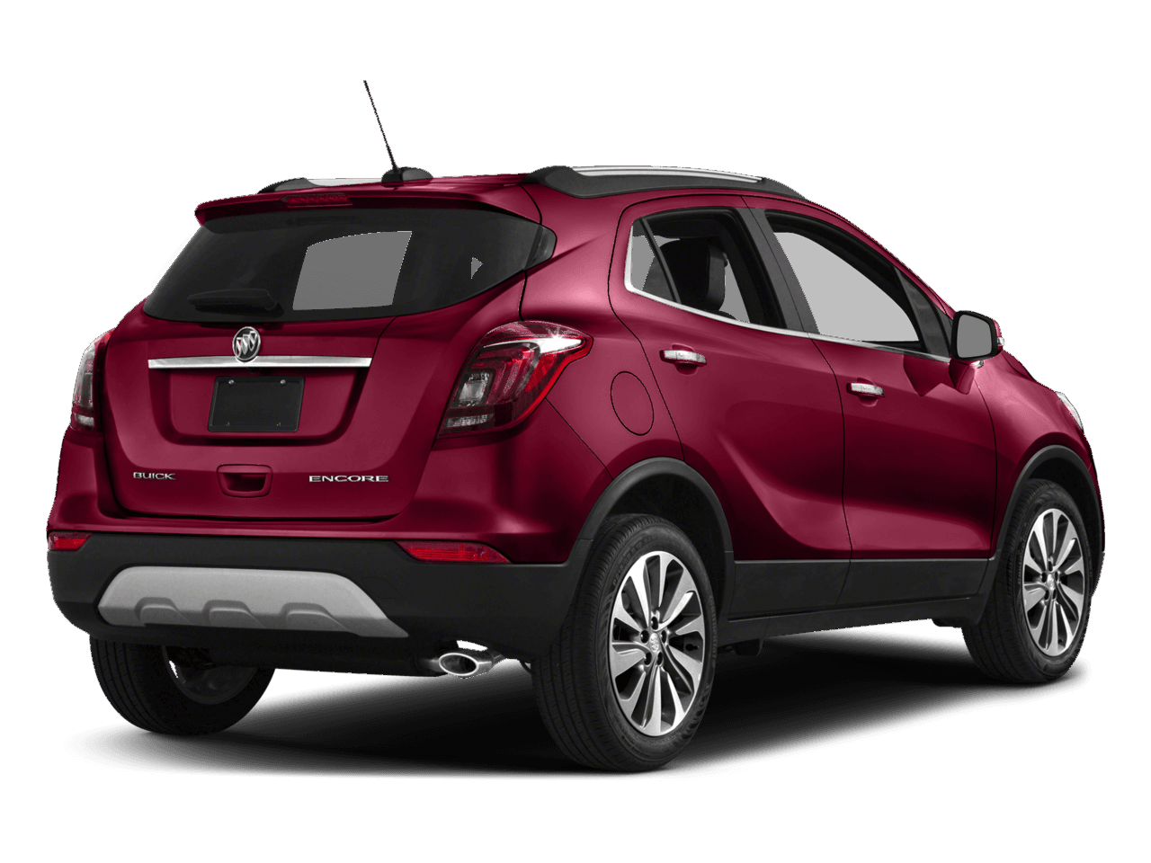 2018 Buick Encore Preferred II - Rear 3/4, facing to the right