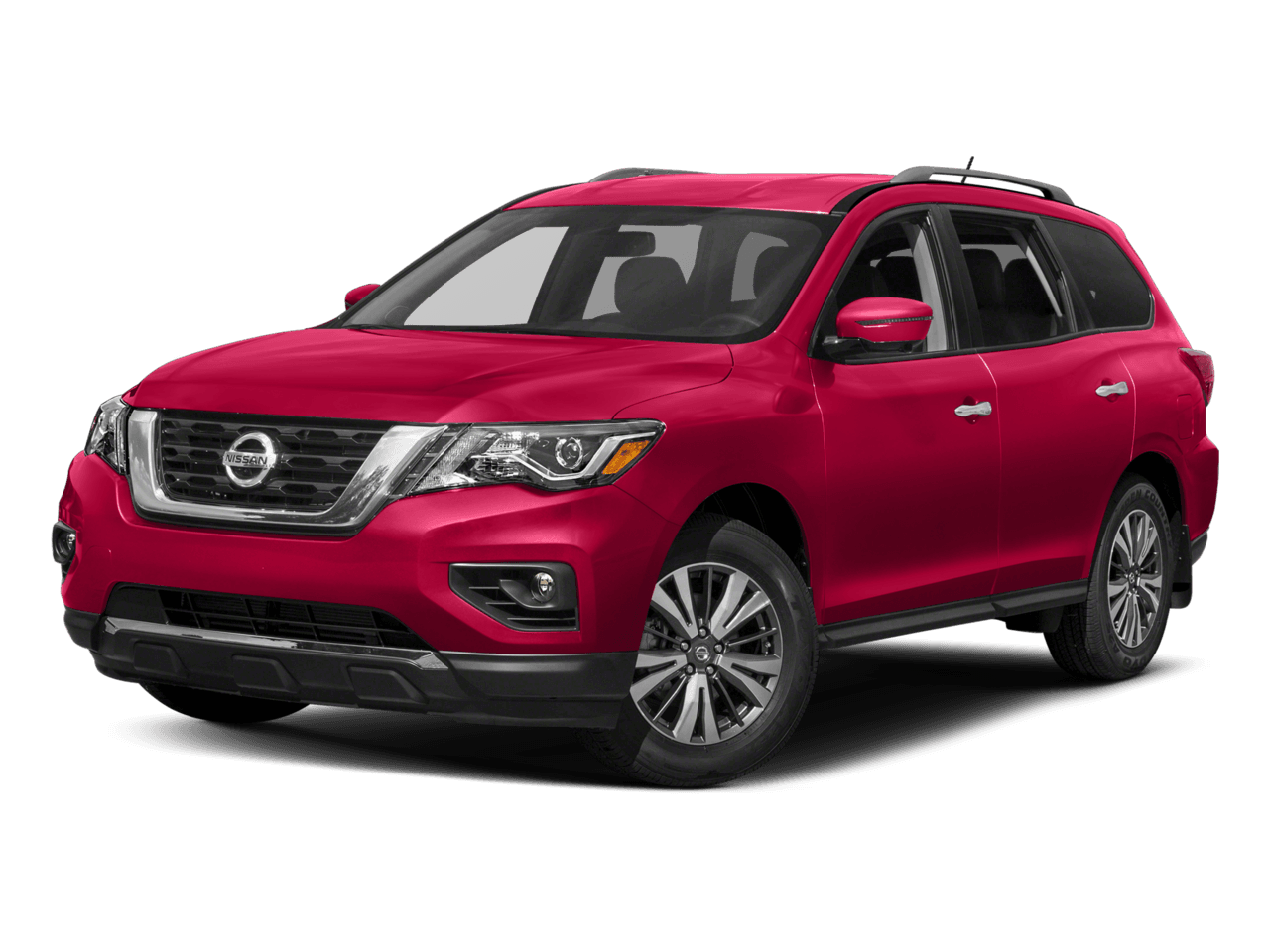 2018 Nissan Pathfinder SV - Front 3/4, facing to the left