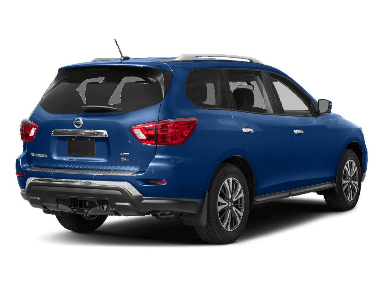 2018 Nissan Pathfinder SV - Rear 3/4, facing to the right