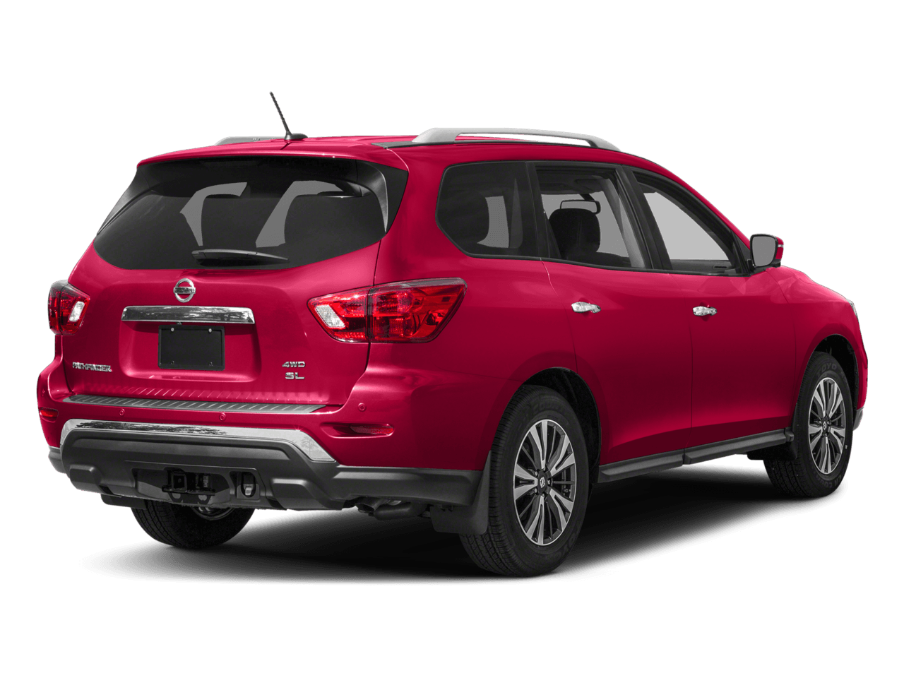 2018 Nissan Pathfinder SV - Rear 3/4, facing to the right