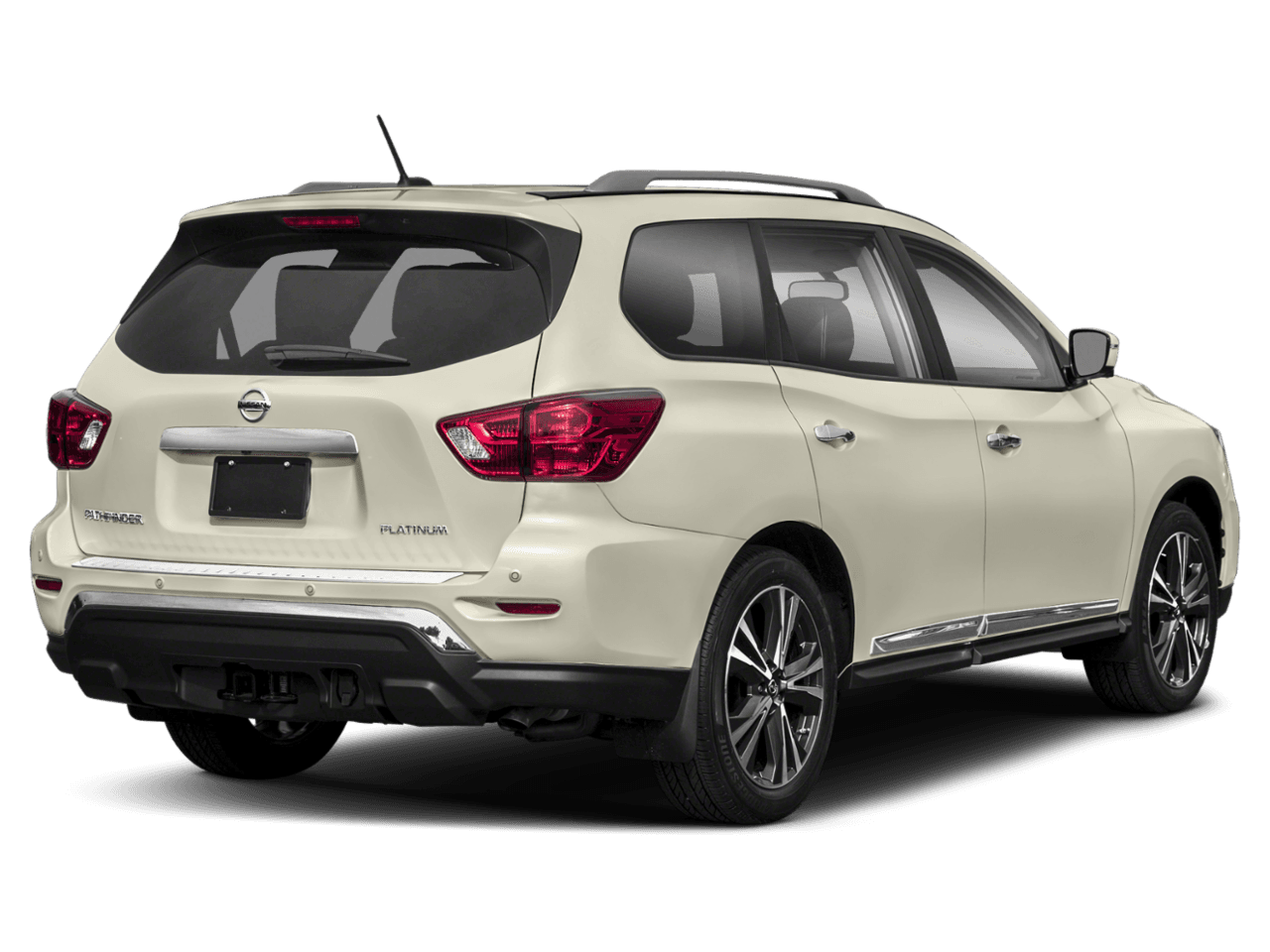 2018 Nissan Pathfinder Platinum - Rear 3/4, facing to the right