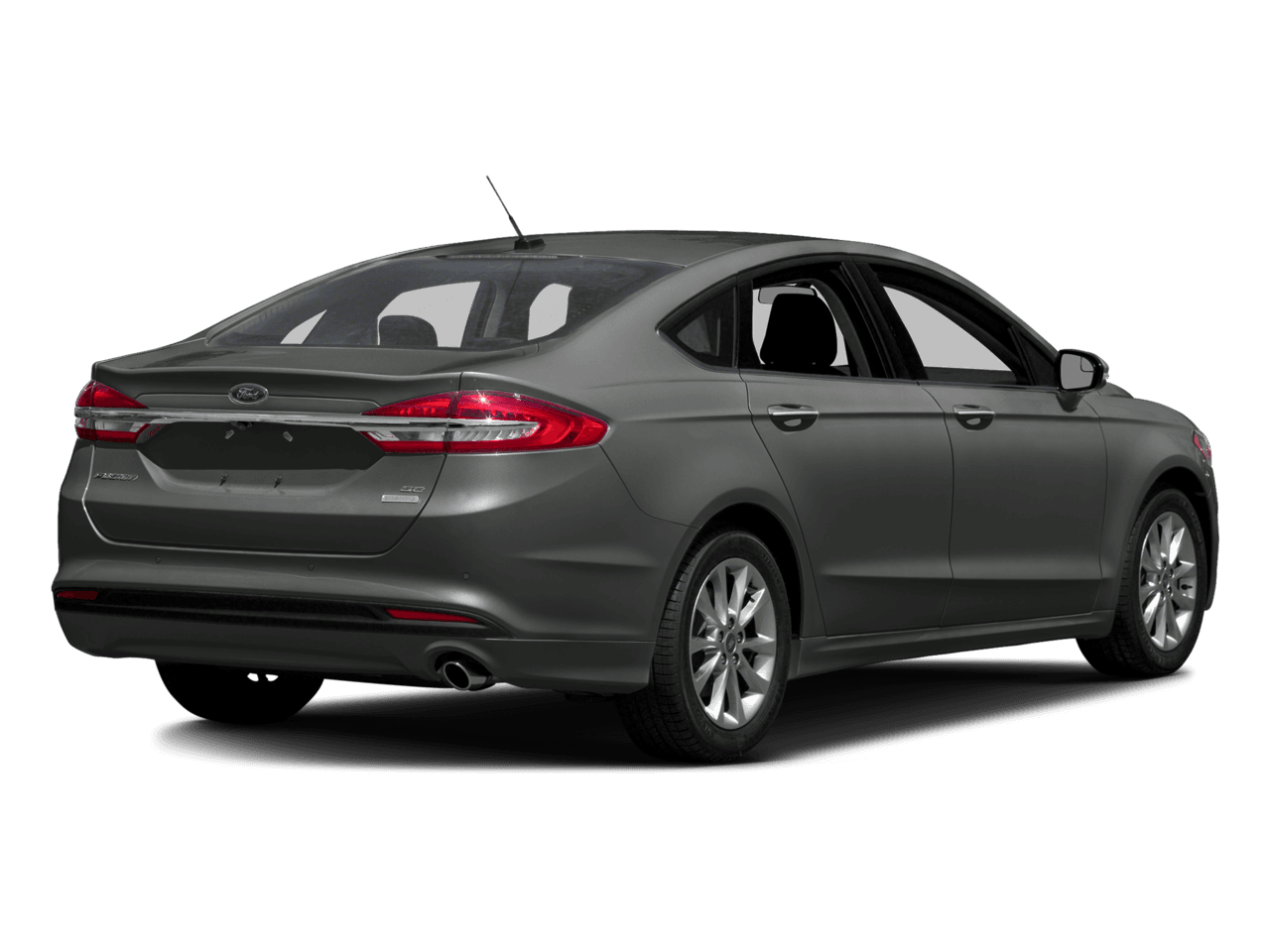 2018 Ford Fusion S FWD - Rear 3/4, facing to the right