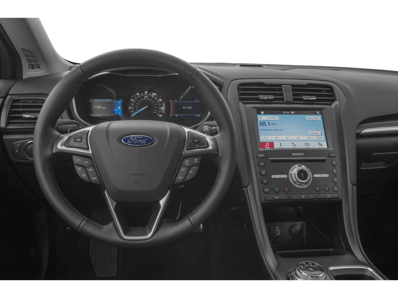 2018 Ford Fusion Titanium FWD - Interior Drivers Dash