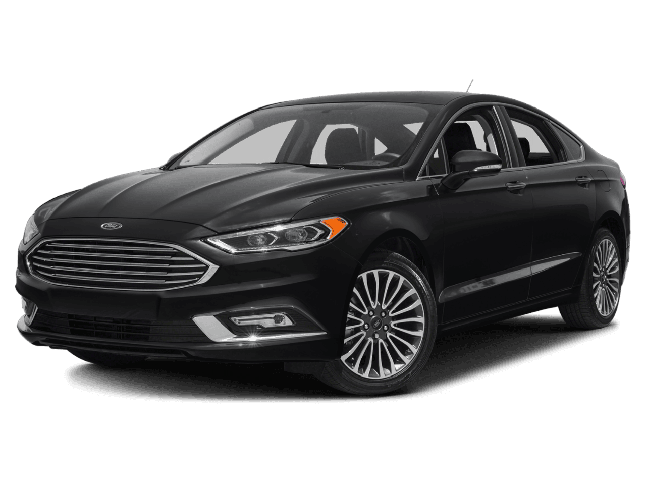 2018 Ford Fusion Titanium FWD - Front 3/4, facing to the left