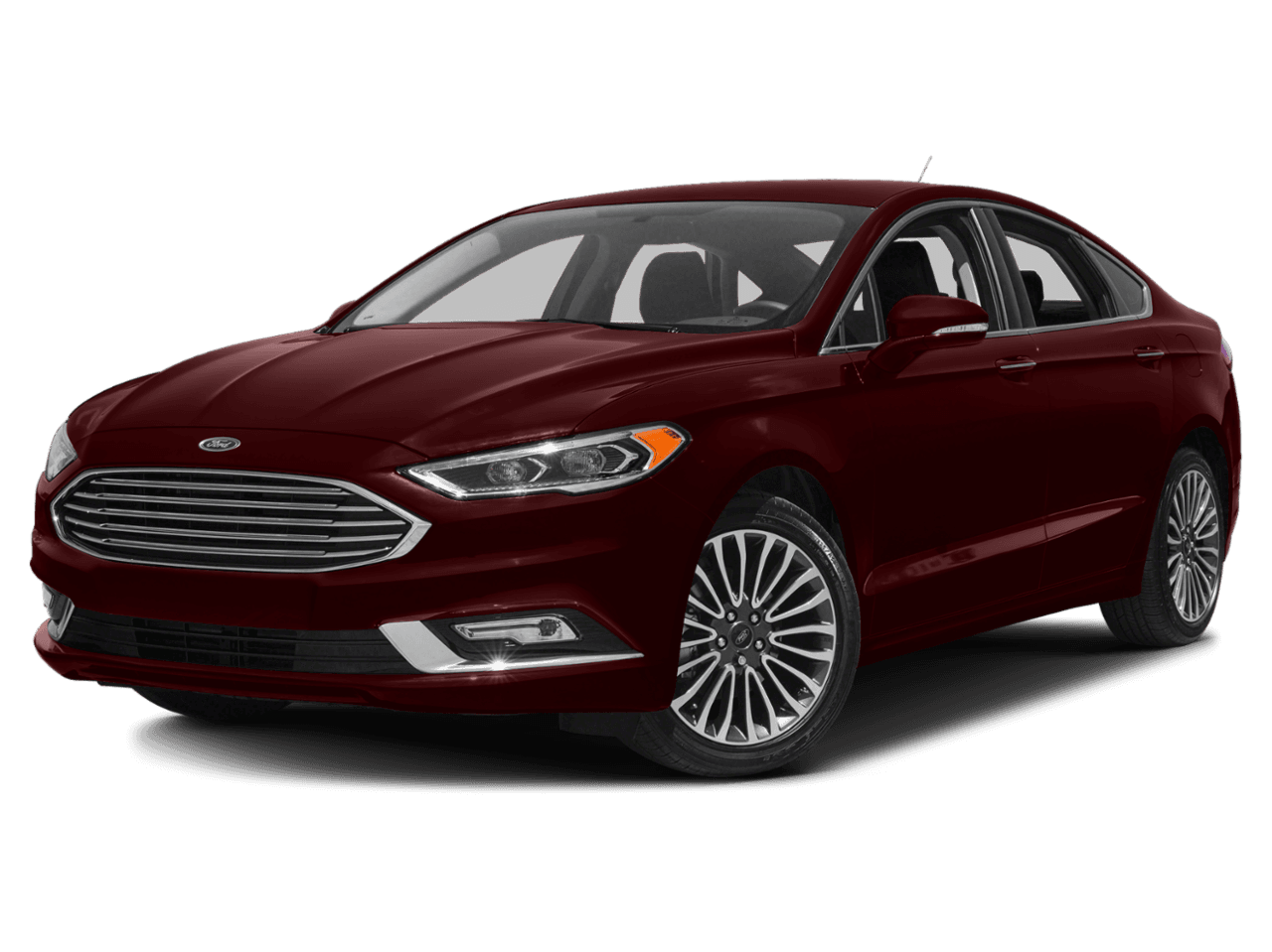 2018 Ford Fusion Titanium FWD - Front 3/4, facing to the left
