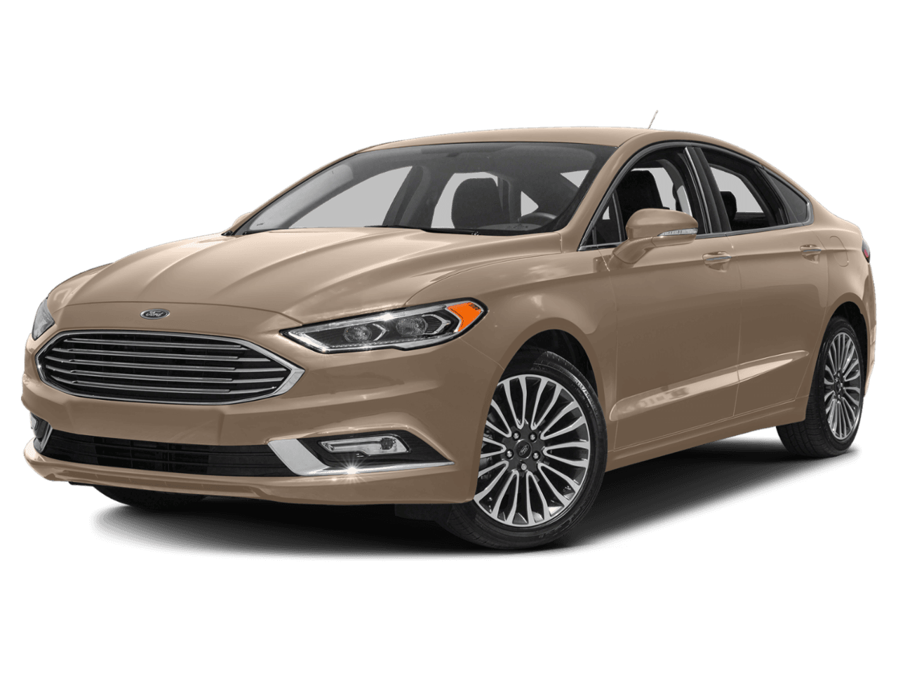 2018 Ford Fusion Titanium FWD - Front 3/4, facing to the left