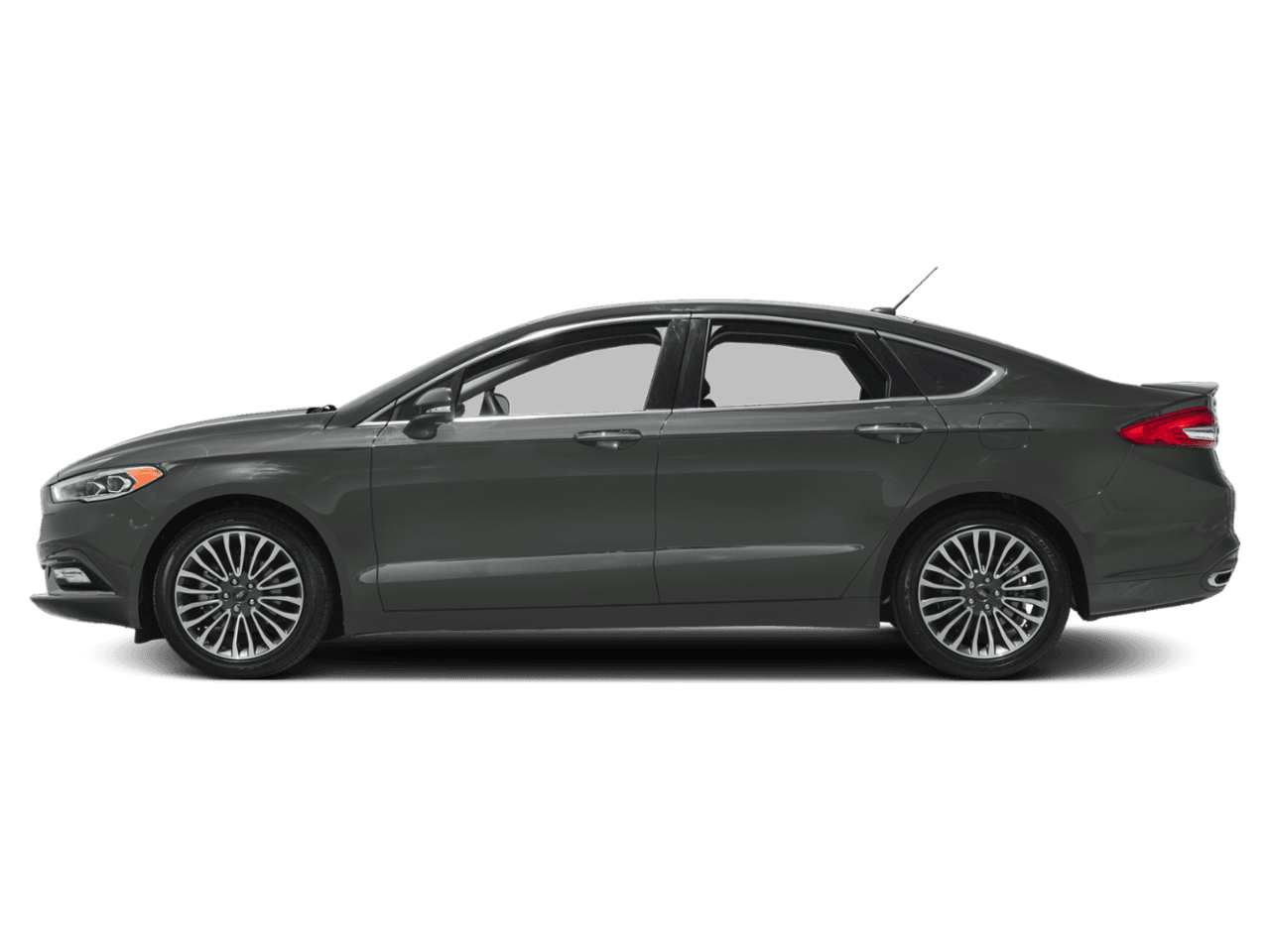 2018 Ford Fusion Titanium FWD - Profile, facing to the left