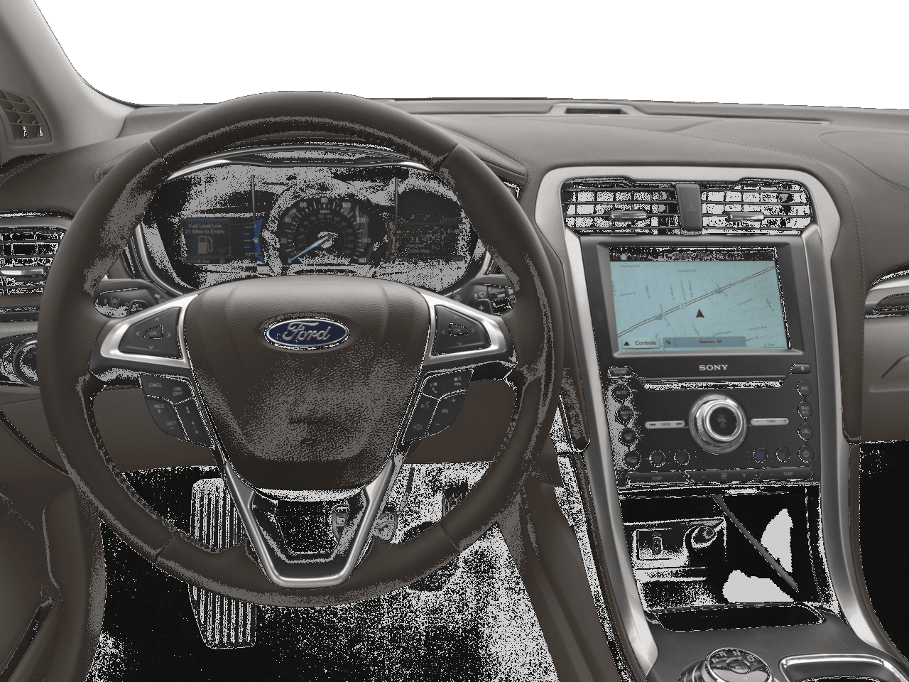 2018 Ford Fusion Platinum FWD - Interior Drivers Dash