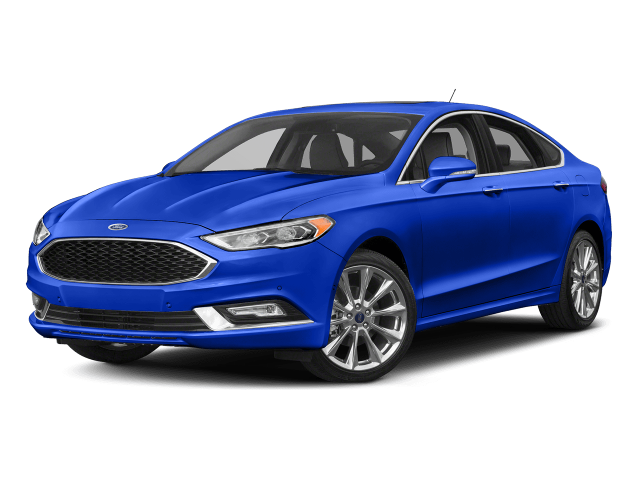 2018 Ford Fusion Platinum FWD - Front 3/4, facing to the left