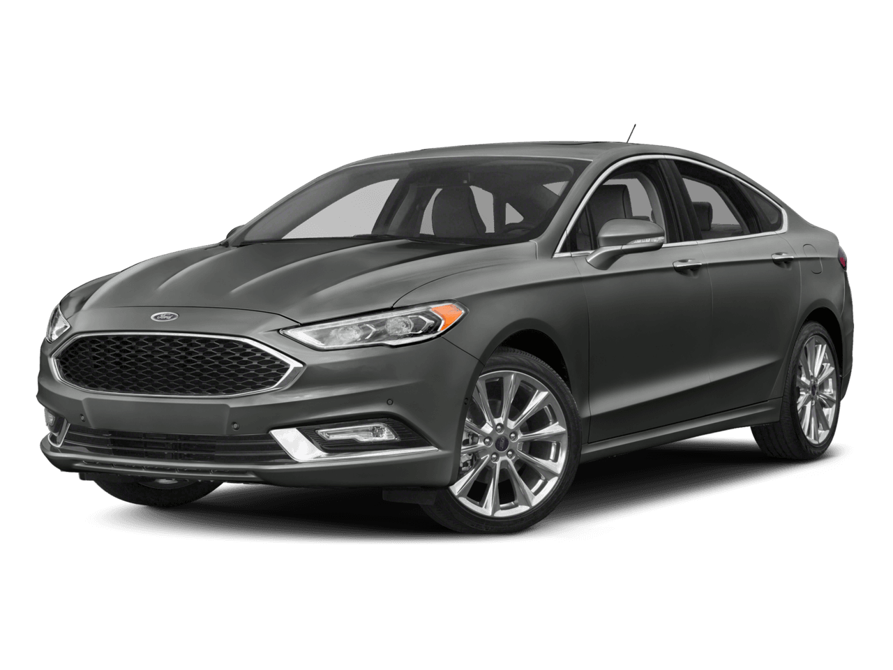 2018 Ford Fusion Platinum FWD - Front 3/4, facing to the left