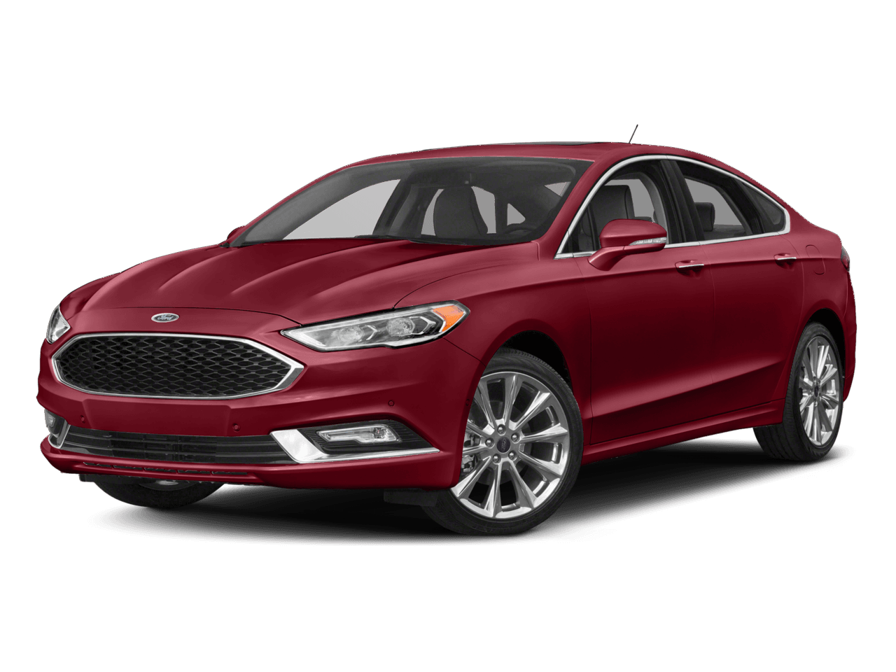 2018 Ford Fusion Platinum FWD - Front 3/4, facing to the left