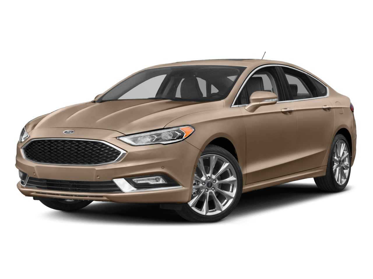 2018 Ford Fusion Platinum FWD - Front 3/4, facing to the left