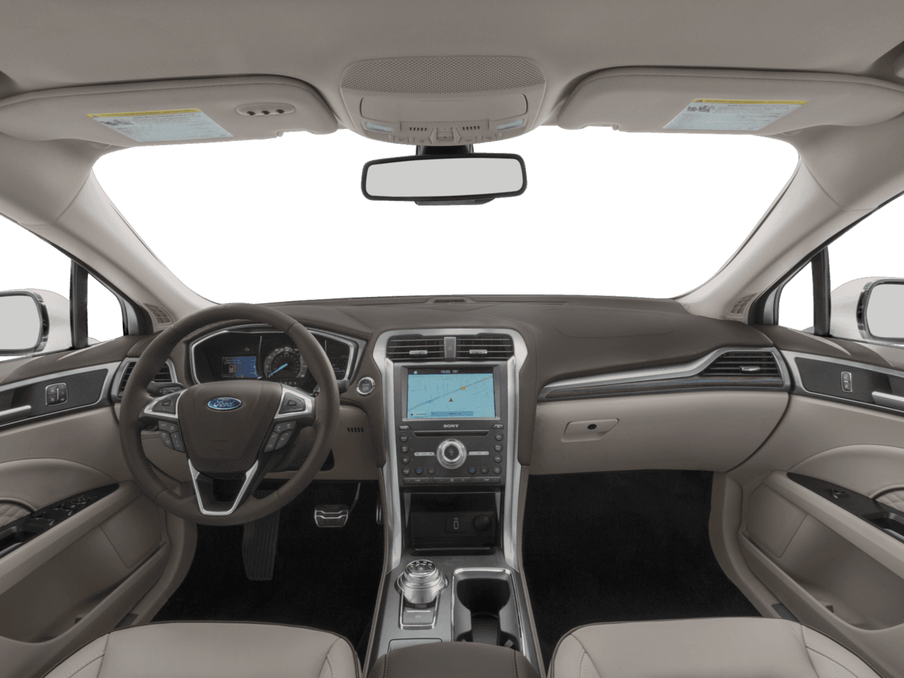 2018 Ford Fusion Platinum FWD - Interior Full Dash Basic